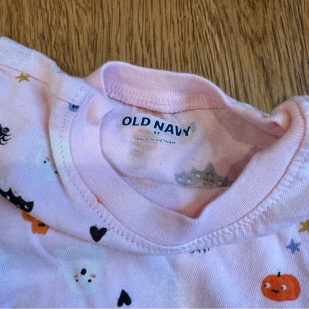 Lot of Chick Pea, Old Navy, Modern kids Halloween Pajama Set 3t - Pink & Orange
